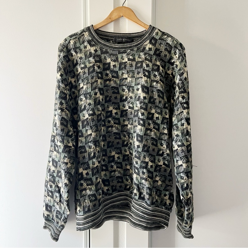 Jhane Barnes Geometric Sweater